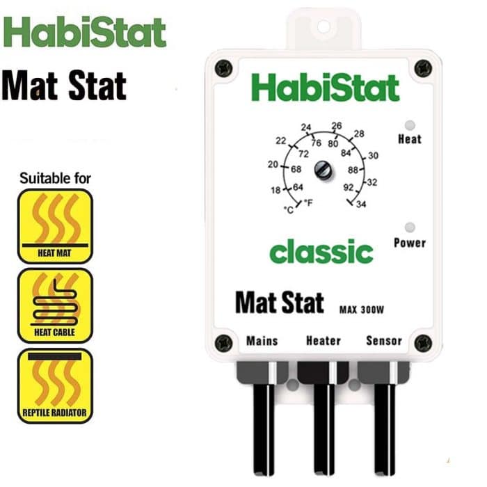 Habistat Mat Stat Thermostat White