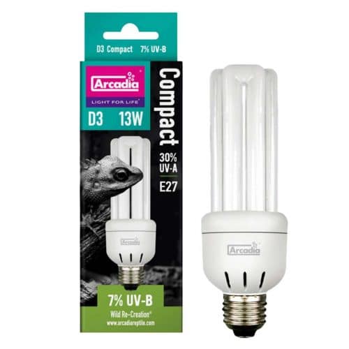 Arcadia D3 Compact UVB Bulb Forest 13 Watts