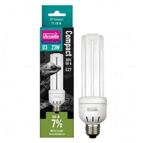 Arcadia D3 Compact UVB Bulb Forest 23 Watts