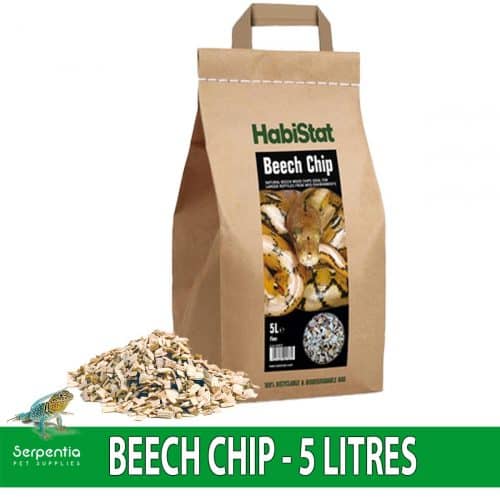 Beech Chip Bedding Substrate 5 Litre Bag
