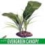 Komodo Evergreen Canopy Artificial Plant For Vivarium Decoration