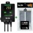 Habistat Pro Mat Stat Black with LCD Display and 7 watt Habistat Heat Mat Bundle