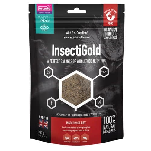 Arcadia EarthPro Insecti-Gold 300g natural insectivore soft-food diet