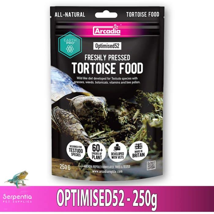 Arcadia EarthPro Optimised52 Tortoise Food 250g pouch