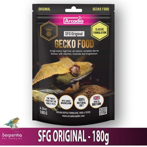 Arcadia Sticky Foot Gold Original 180g complete gecko food