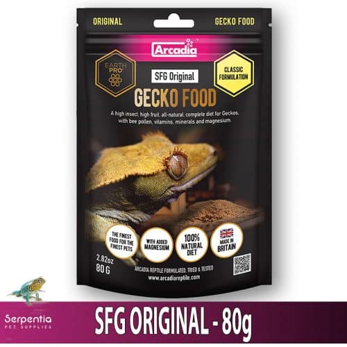 Arcadia Sticky Foot Gold Original 80g complete gecko food