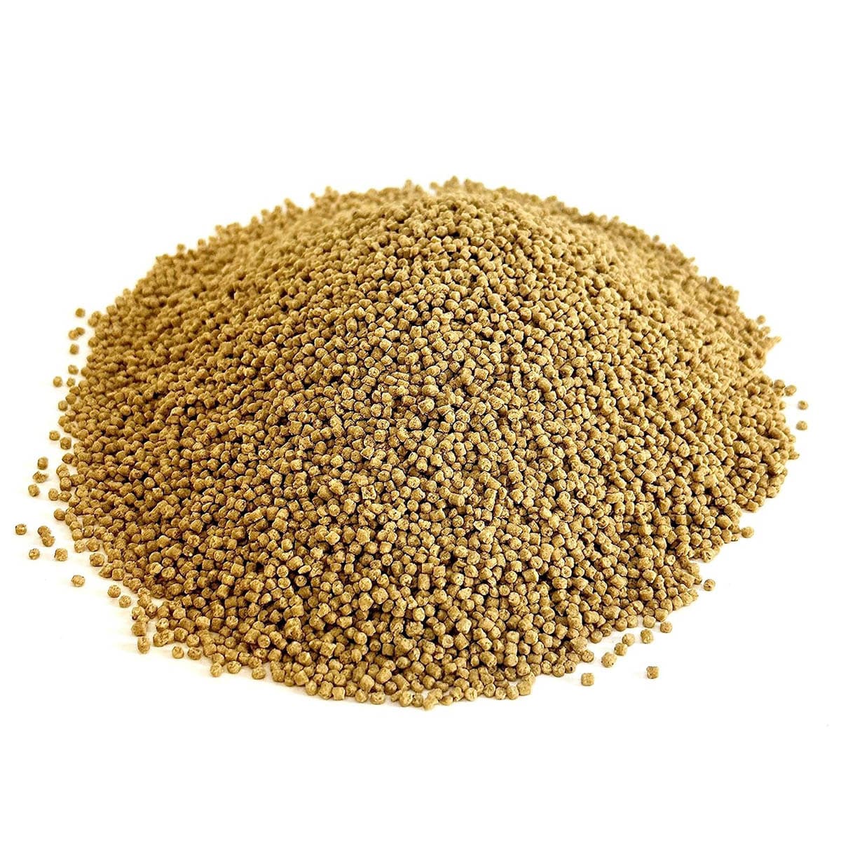 Close-up of Harrison’s High Potency Superfine organic pellets for small birds.