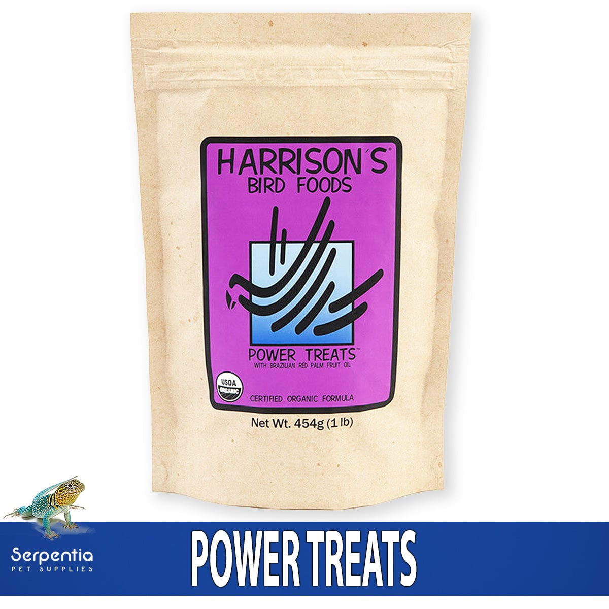 Harrison’s Power Treats 454g organic parrot treats.