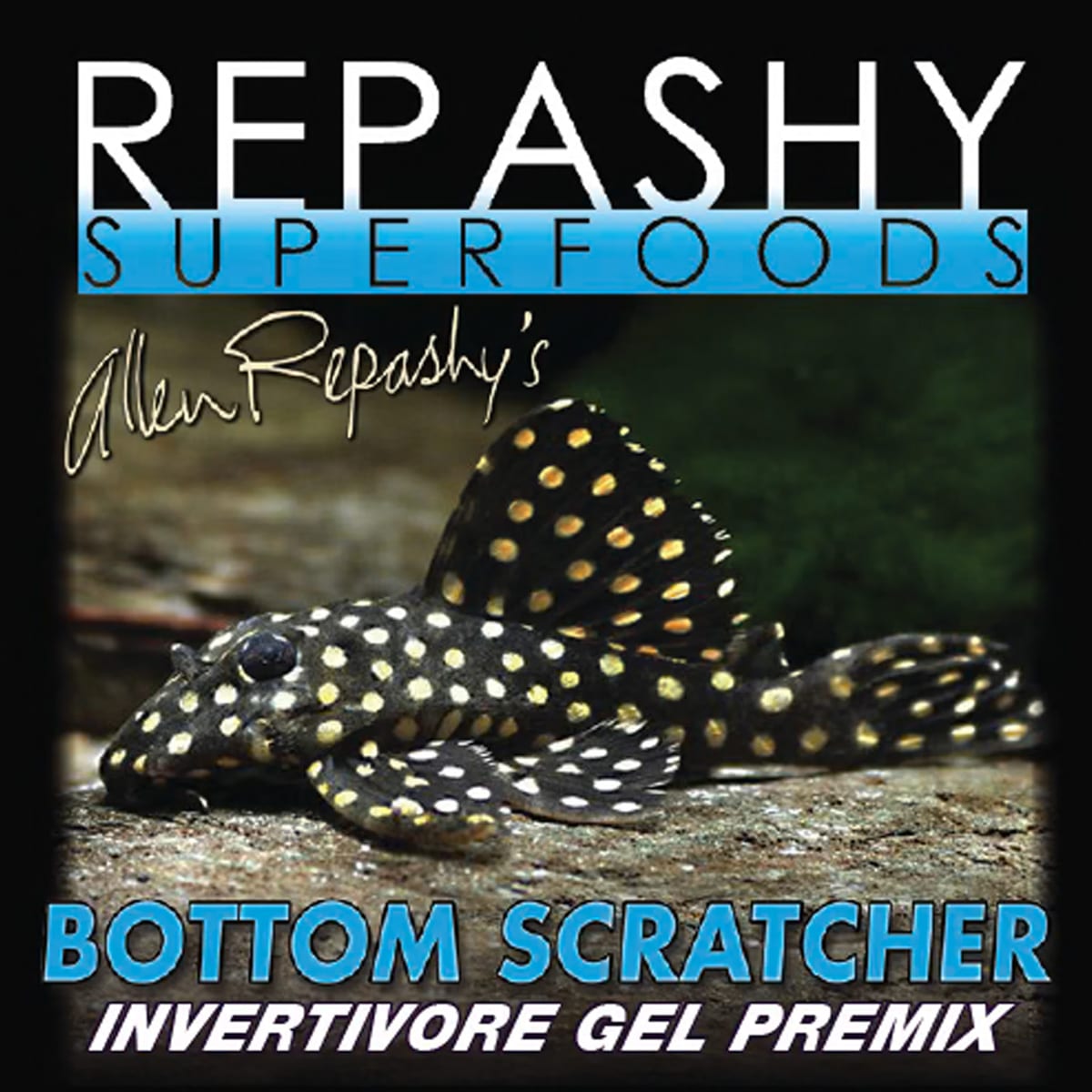 Repashy Bottom Scratcher 170g label close-up Repashy Fish Foods