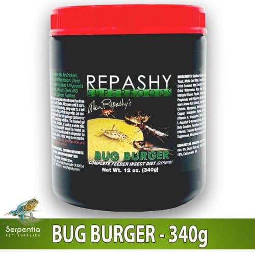 Repashy Bug Burger 340g complete gut-load gel diet for feeder insects