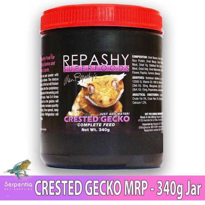 Repashy Crested Gecko Diet 340g jar meal replacement powder front image