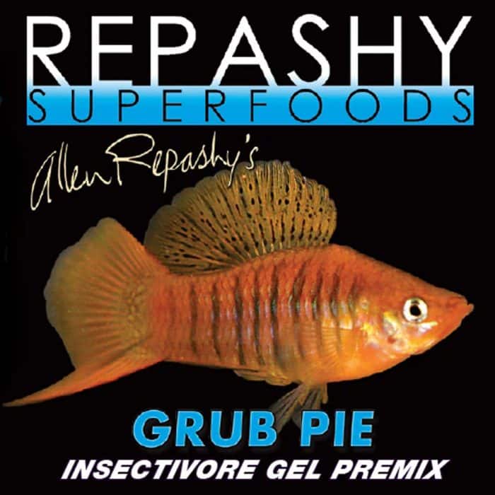 Repashy Grub Pie 340g label close-up Repashy Fish Foods