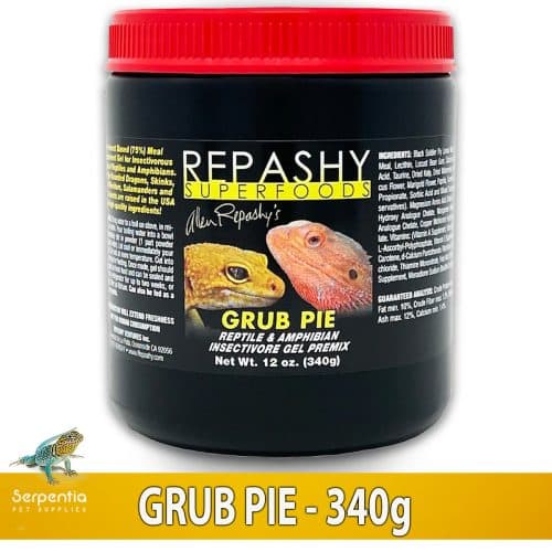 Repashy Grub Pie Reptile 340g insect-based gel diet jar