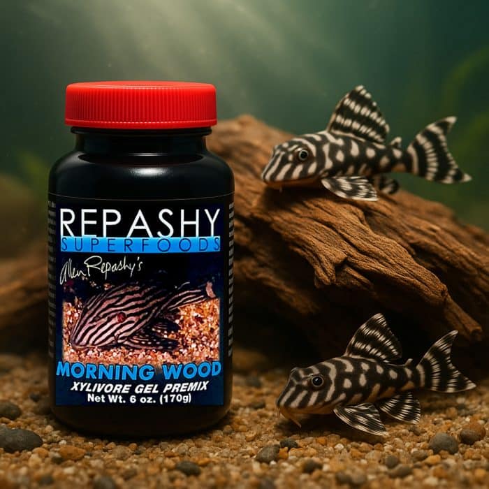 Repashy Morning Wood 170g prepared gel fish food for plecos and wood eating species