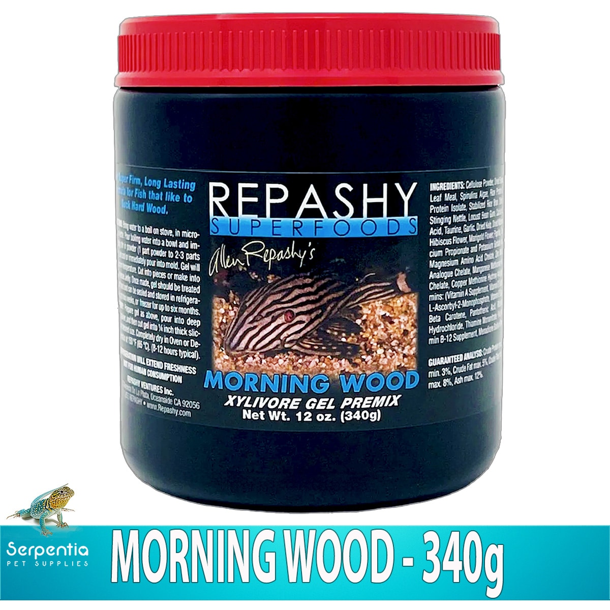 Repashy Morning Wood 340g wood eating L-number pleco gel fish food