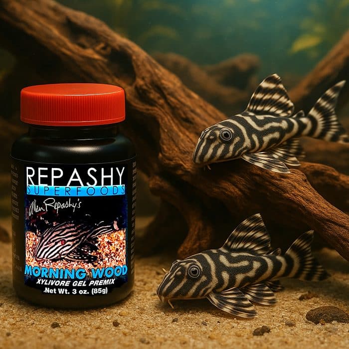 Repashy Morning Wood 85g prepared gel fish food for plecos and wood eating species