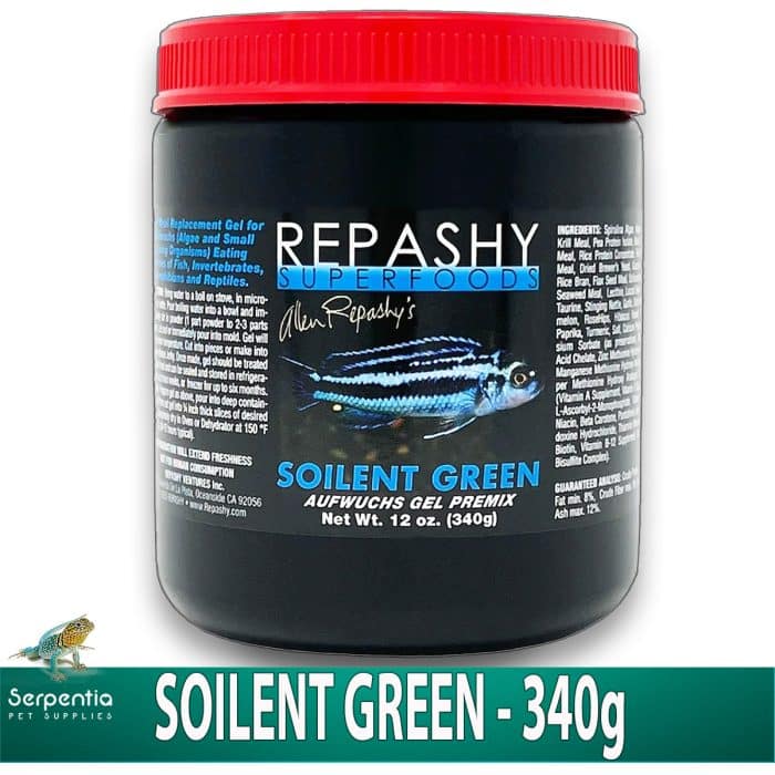 Repashy Soilent Green 340g algae and biofilm grazing gel fish food