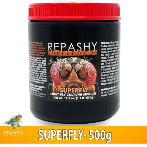 Repashy SuperFly 500g fruit fly culture media for Drosophila melanogaster and hydei
