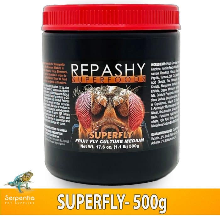 Repashy SuperFly 500g fruit fly culture media for Drosophila melanogaster and hydei
