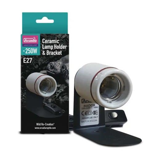 Arcadia Ceramic Lamp Holder and Bracket