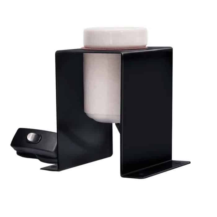 Arcadia Pro Ceramic Lamp Holder and Bracket side view showing in-line switch
