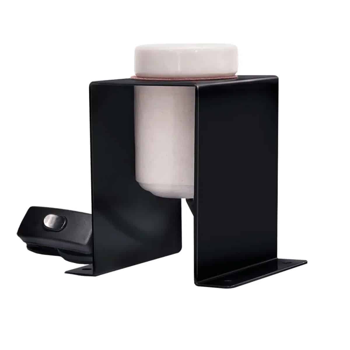 Arcadia Pro Ceramic Lamp Holder and Bracket side view showing in-line switch