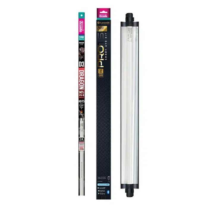Arcadia LumenIZE Pro T5 Dragon 14% UVB 39W lighting kit with HO-T5 tube and app-controlled smart fixture