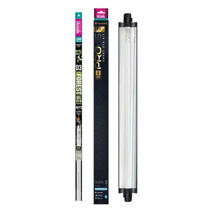 Arcadia LumenIZE Pro T5 Forest 6% UVB 24W lighting kit with HO-T5 tube and app-controlled smart fixture