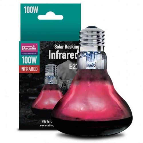 Arcadia Solar Basking Infrared 100W Reptile Heat Lamp