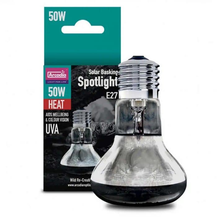 Arcadia Solar Basking Spotlight 50W Reptile Heat Lamp