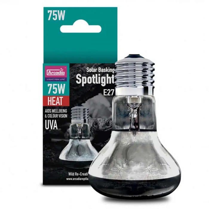 Arcadia Solar Basking Spotlight 75W Reptile Heat Lamp
