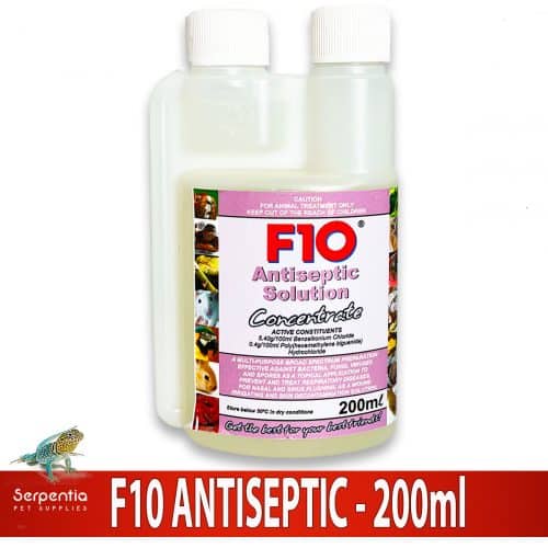 F10 Antiseptic Solution Concentrate 200ml bottle