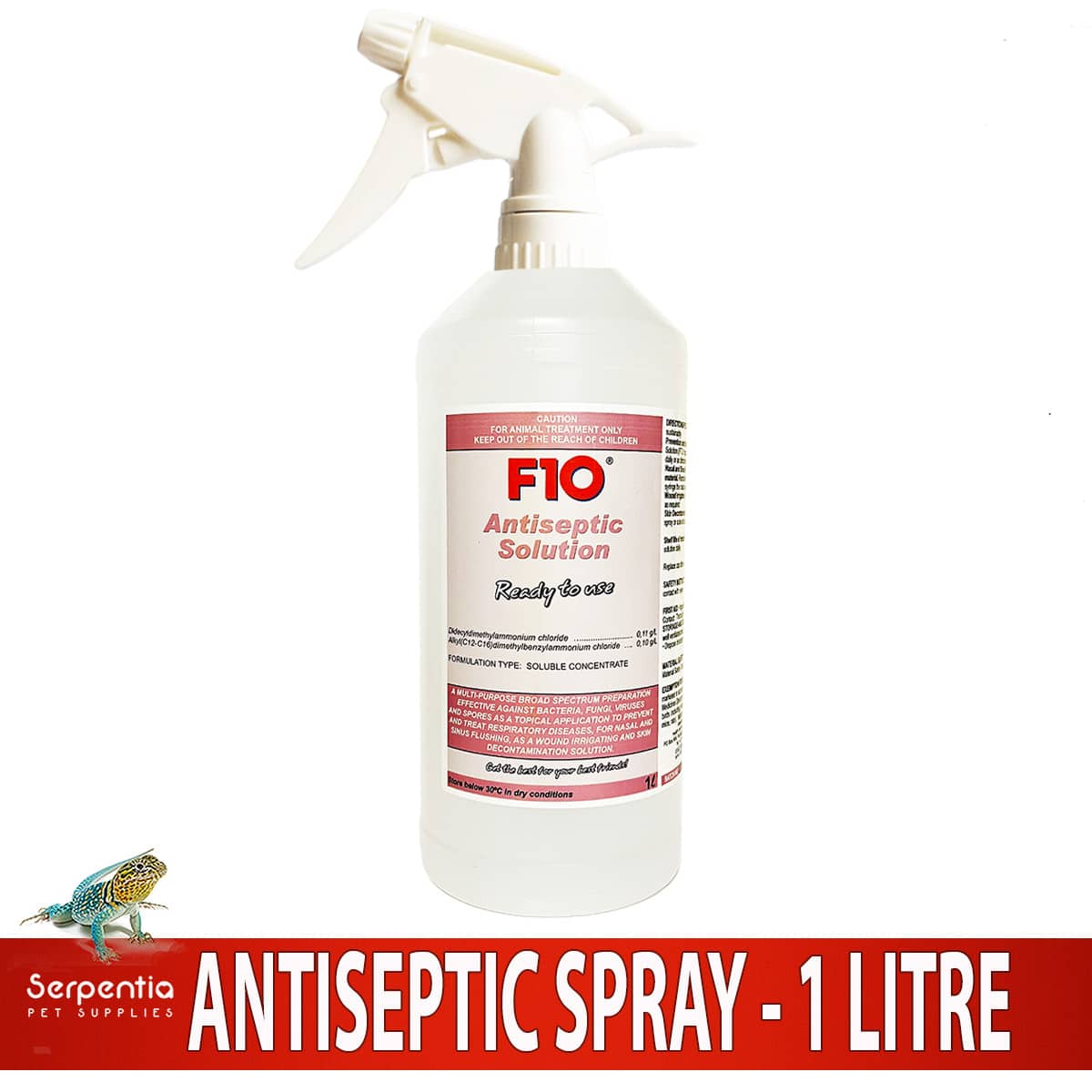 F10 Antiseptic Solution Ready To Use Spray 1 Litre