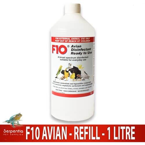 F10 Avian Disinfectant Ready To Use Refill 1 Litre bottle
