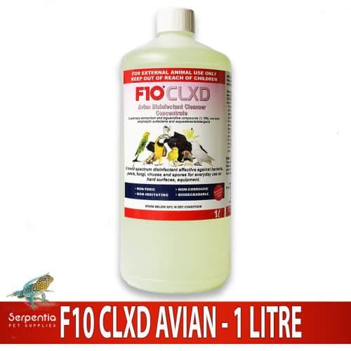 F10 CLXD Avian Disinfectant Cleanser 1 Litre bottle