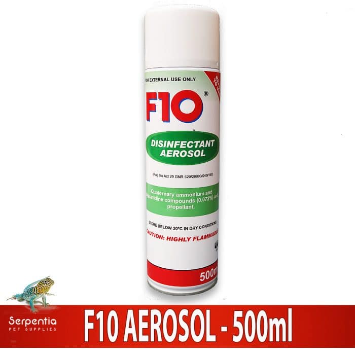 F10 Disinfectant Aerosol 500ml can