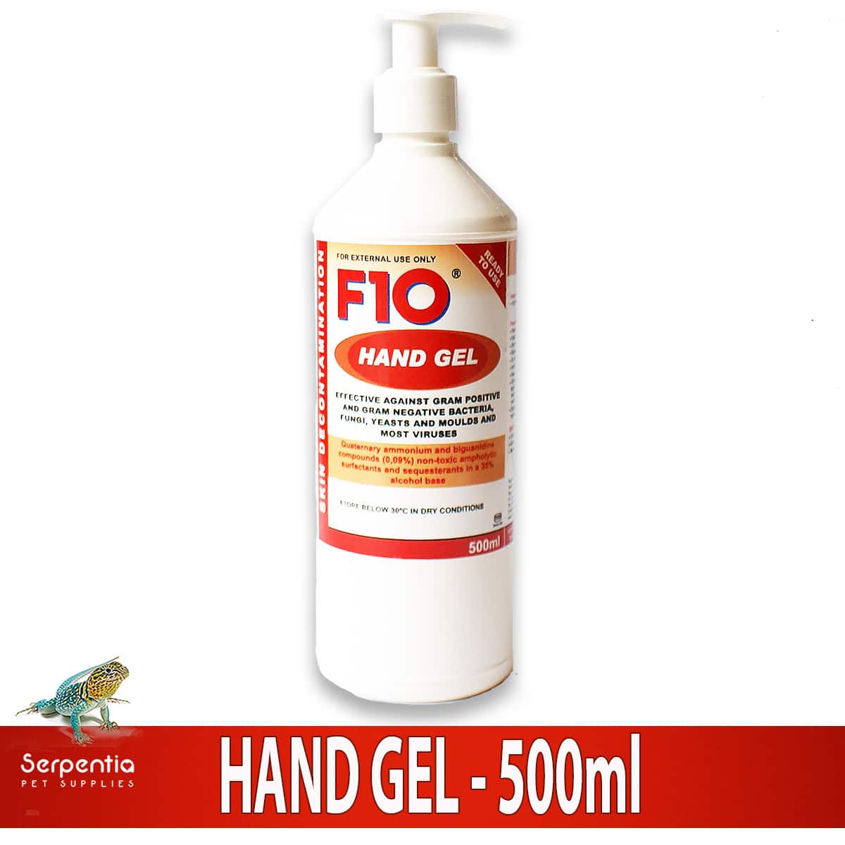 F10 Disinfectant Hand Gel 500ml