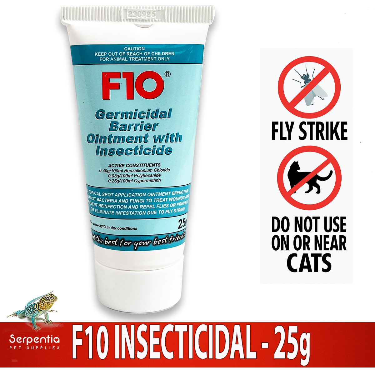 F10 Germicidal Barrier Ointment with Insecticide 25g