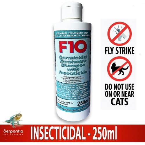 F10 Germicidal Treatment Shampoo with Insecticide 250ml