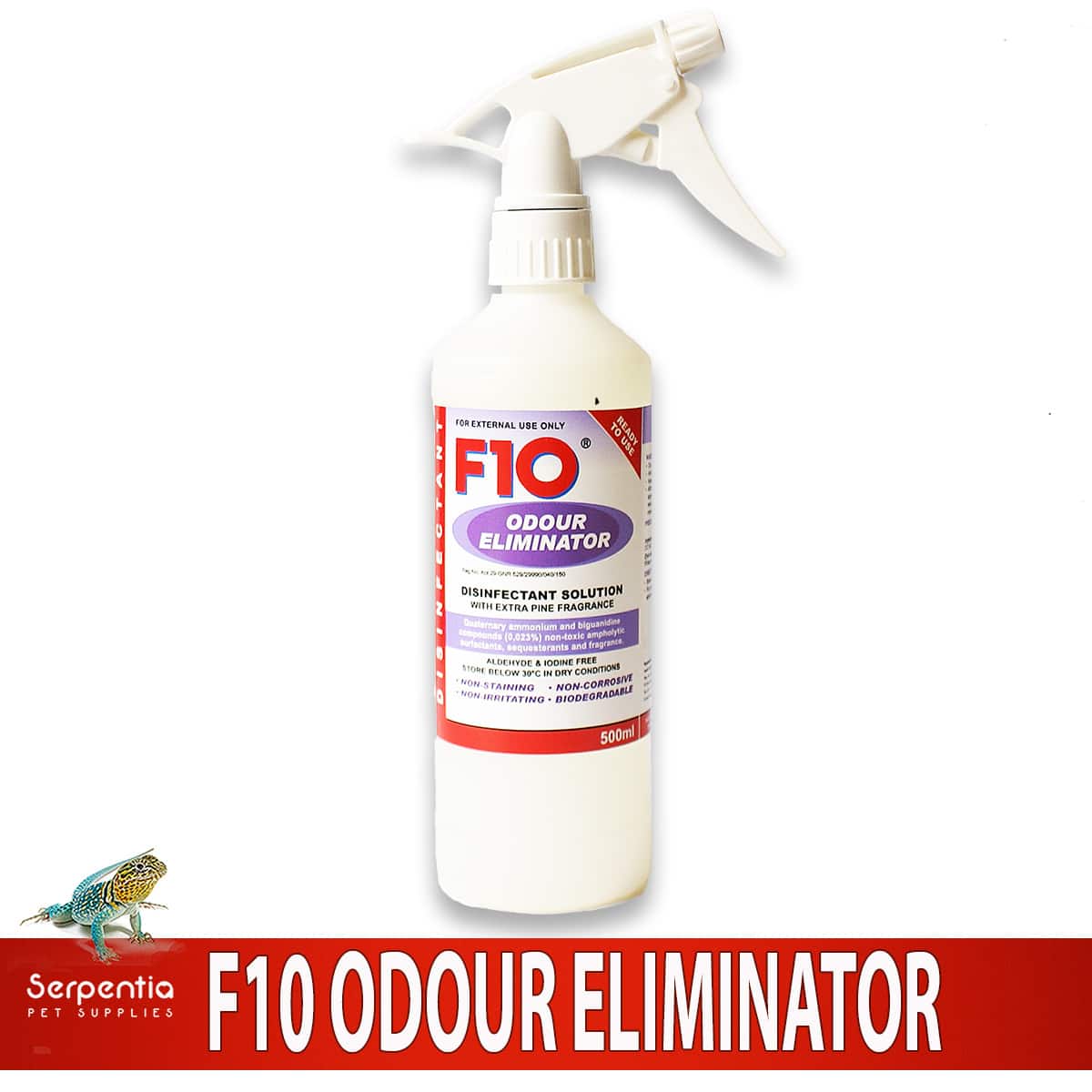 F10 Odour Eliminator Disinfectant Ready To Use Spray 500ml bottle