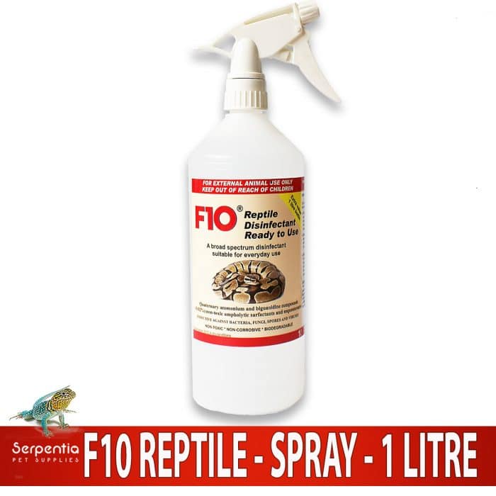 F10 Reptile Disinfectant Ready To Use Spray 1 Litre bottle