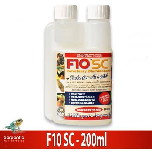 F10 SC Veterinary Disinfectant 200ml Concentrate bottle