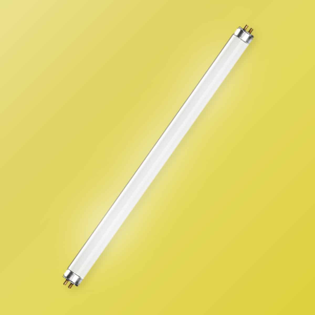 T5 UVB fluorescent tube used to provide even UVB coverage across reptile enclosures