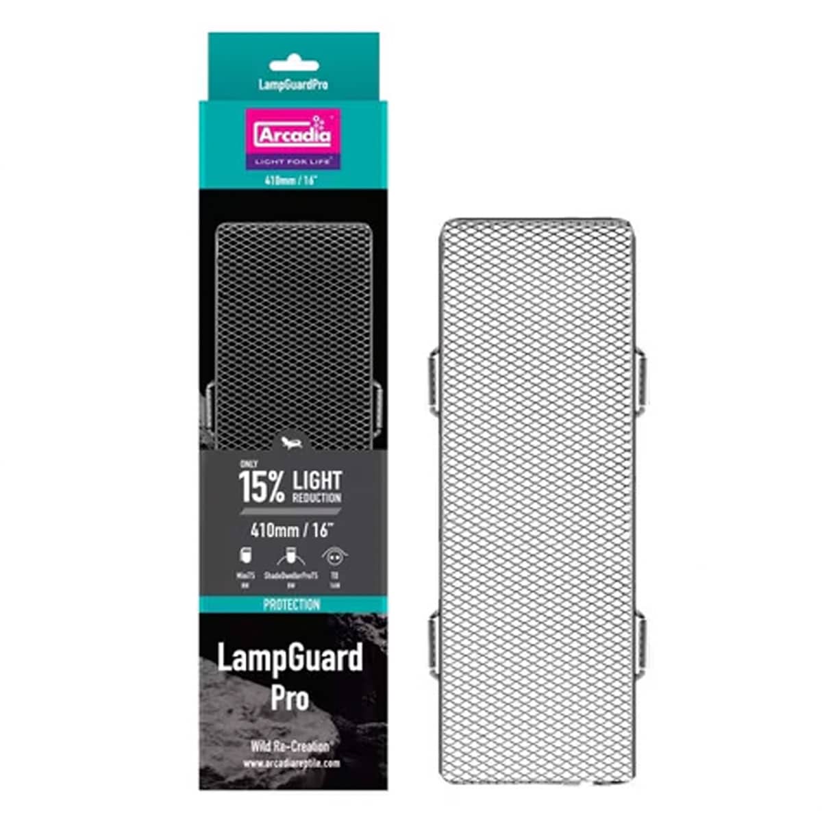 Arcadia Lamp Guard Pro 41cm UV lamp safety cage for reptile enclosures