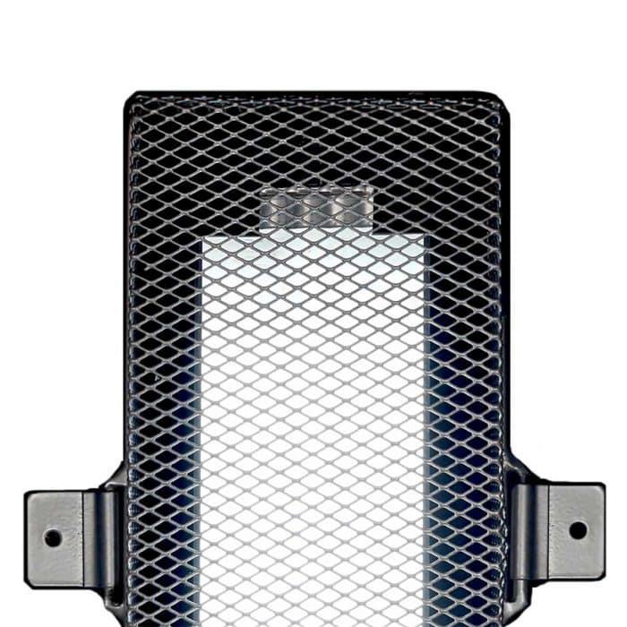 Arcadia Lamp Guard Pro 70cm UV lamp safety cage for reptile enclosures showing Pro T5 UVB system enclosed, close up