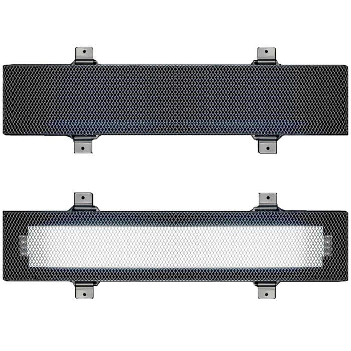Arcadia Lamp Guard Pro 41cm UV lamp safety cage for reptile enclosures showing with and without UVB lighting kit enclosed