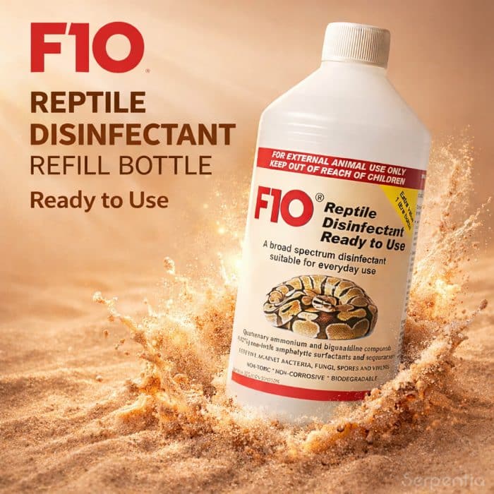 F10 reptile disinfectant ready to use refill