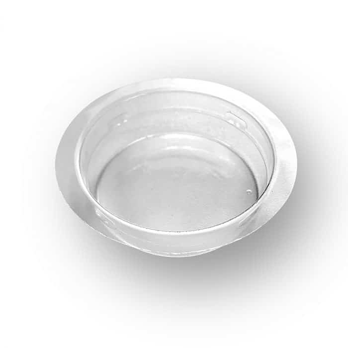 Clear clip-in feeding cups for HabiStat arboreal gecko feeding ledges