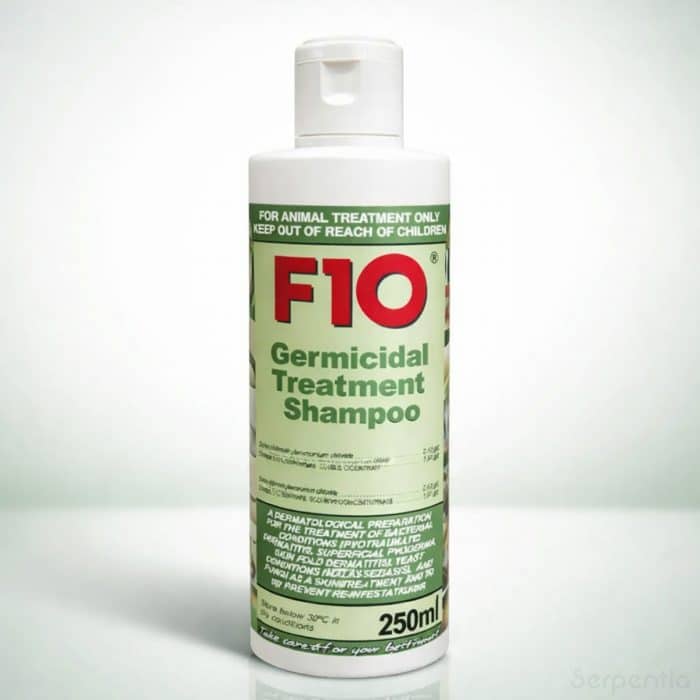 F10 Germicidal Treatment Shampoo 250ml bottle front view