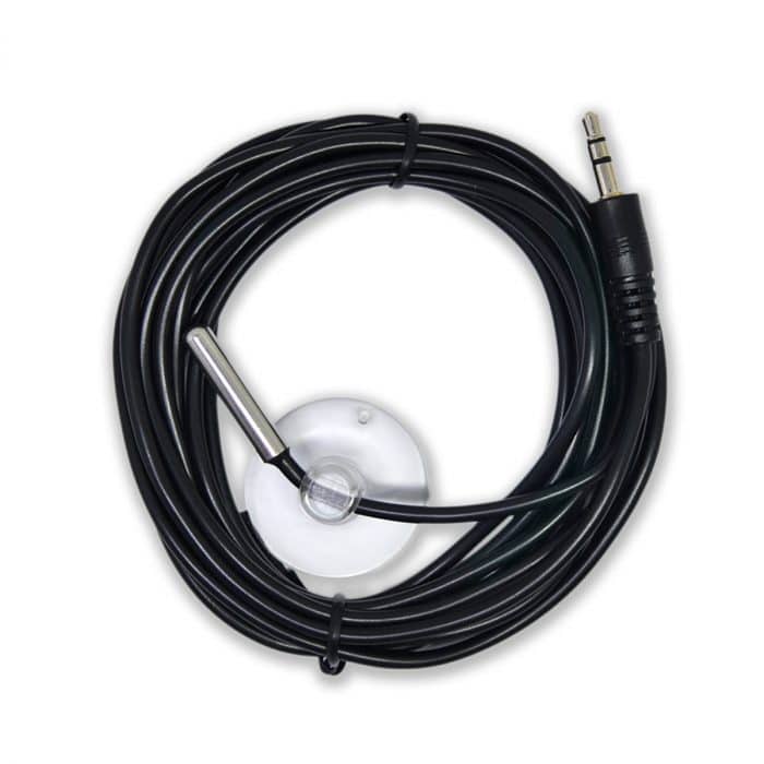 HabiStat Classic Pro thermostat probe with 5 metre cable and stainless steel sensor tip
